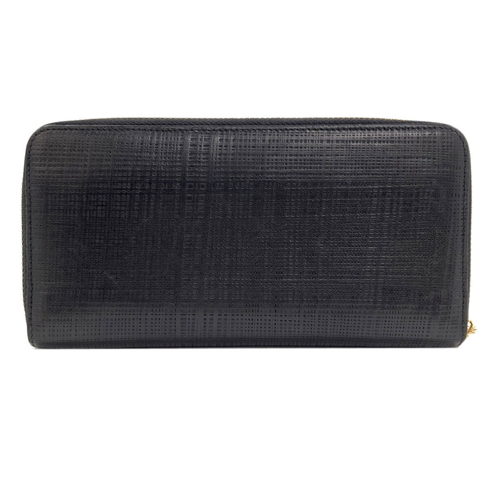 Loewe Long Anagram coin Leather purse Wallet Black